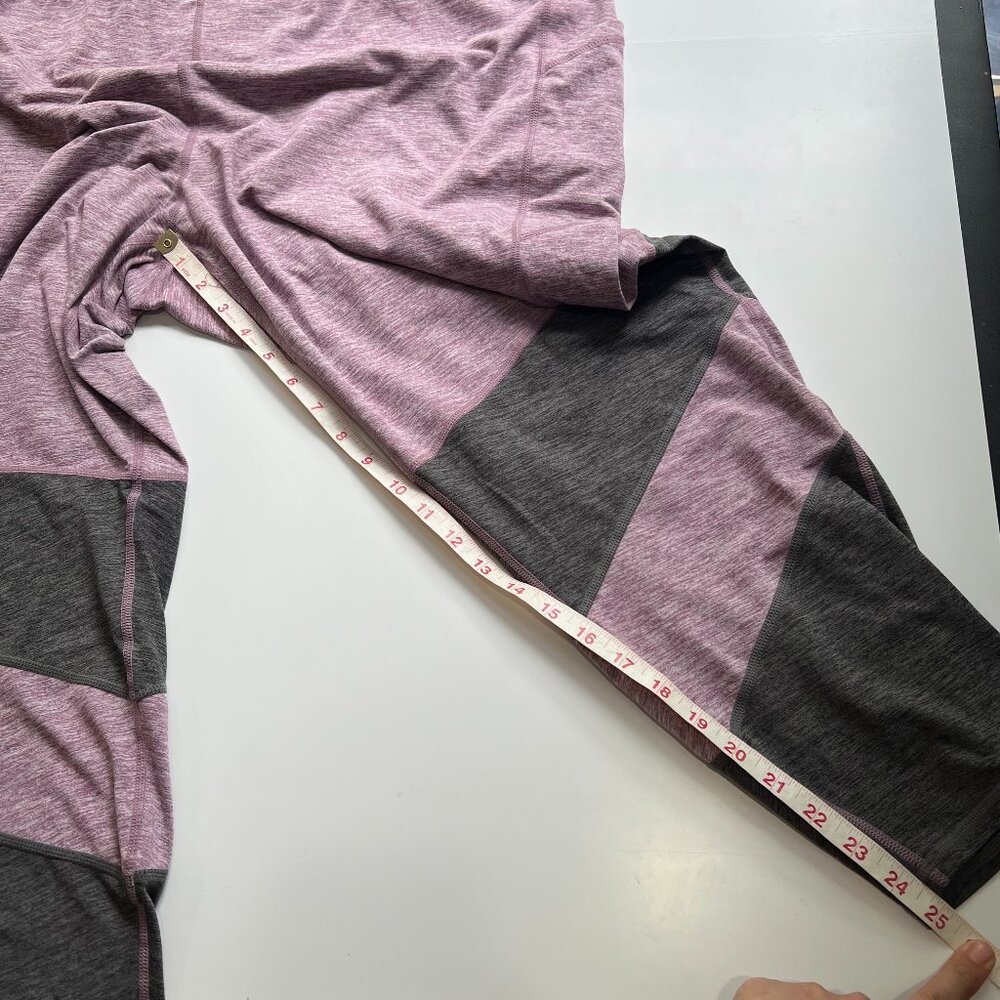 Torrid Pink Heather Stripe Workout Leggings Size 5 EUC - Picture 9 of 9